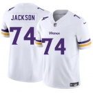 Men's Minnesota Vikings #74 Donovan Jackson White 2025 Draft F.U.S.E. Vapor Untouchable Limited Football Stitched Jersey