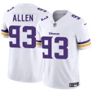 Men's Minnesota Vikings #93 Jonathan Allen White 2025 F.U.S.E. Vapor Limited Football Stitched Jersey