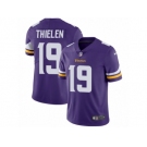 Men's Nike Minnesota Vikings #19 Adam Thielen Vapor Untouchable Limited Purple Team Color NFL Jersey