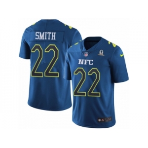 Men's Nike Minnesota Vikings #22 Harrison Smith Limited Blue 2017 Pro Bowl NFL Jersey