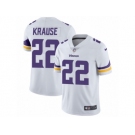 Men's Nike Minnesota Vikings #22 Paul Krause Vapor Untouchable Limited White NFL Jersey