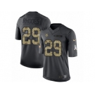 Men's Nike Minnesota Vikings #29 Xavier Rhodes Limited Black 2016 Salute to Service NFL Jersey