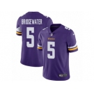 Men's Nike Minnesota Vikings #5 Teddy Bridgewater Vapor Untouchable Limited Purple Team Color NFL Jersey