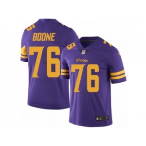 Men's Nike Minnesota Vikings #76 Alex Boone Limited Purple Rush NFL Jersey
