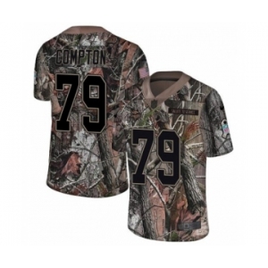 Men's Nike Minnesota Vikings #79 Tom Compton Camo Rush Realtree Limited NFL Jersey