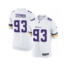 Men's Nike Minnesota Vikings #93 Shamar Stephen Limited White NFL Jersey