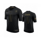 Minnesota Vikings #11 Tajae Sharpe Black 2020 Salute to Service Limited Jersey