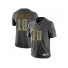 Nike Minnesota Vikings #10 Fran Tarkenton Gray Static Men NFL Vapor Untouchable Limited Jersey