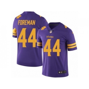 Nike Minnesota Vikings #44 Chuck Foreman Purple Men's Stitched NFL Limited Rush Jersey