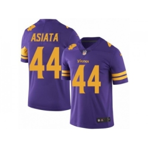 Nike Minnesota Vikings #44 Matt Asiata Purple Men's Stitched NFL Limited Rush Jersey