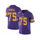 Nike Minnesota Vikings #75 Brian ONeill Purple Men Stitched NFL Limited Rush Jersey