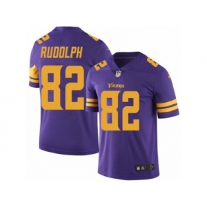 Nike Minnesota Vikings #82 Kyle Rudolph Purple Men's Stitched NFL Limited Rush Jersey