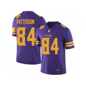 Nike Minnesota Vikings #84 Cordarrelle Patterson Purple Men's Stitched NFL Limited Rush Jersey