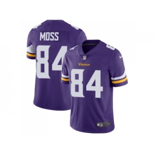 Nike Minnesota Vikings #84 Randy Moss Purple Team Color Men Stitched NFL Vapor Untouchable Limited Jersey