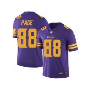 Nike Minnesota Vikings #88 Alan Page Purple Men's Stitched NFL Limited Rush Jersey
