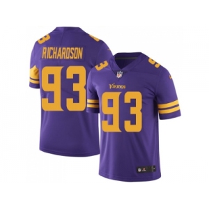Nike Minnesota Vikings #93 Sheldon Richardson Purple Men Stitched NFL Limited Rush Jersey