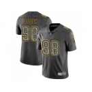 Nike Minnesota Vikings #98 Linval Joseph Gray Static Men NFL Vapor Untouchable Limited Jersey