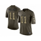 nike nfl jerseys minnesota vikings #11 mike wallace army green[nike Limited Salute To Service]