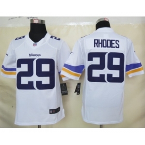 nike nfl jerseys minnesota vikings #29 rhodes white[new nike limited]
