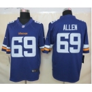 nike nfl jerseys minnesota vikings #69 allen purple[new nike limited]