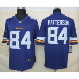 nike nfl jerseys minnesota vikings #84 patterson purple[new nike limited]