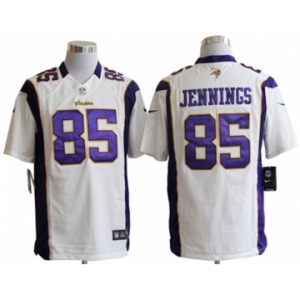 nike nfl jerseys minnesota vikings #85 jennings white[nike limited]