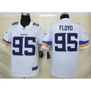 nike nfl jerseys minnesota vikings #95 floyd white[new nike limited]