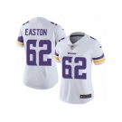 Women Nike Minnesota Vikings #62 Nick Easton White Vapor Untouchable Limited Player NFL Jersey