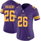 Women's Minnesota Vikings #26 Kene Nwangwu Purple Color Rush Limited Jersey