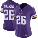 Women's Minnesota Vikings #26 Kene Nwangwu Purple Vapor Untouchable Limited Jersey