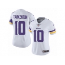 Women's Nike Minnesota Vikings #10 Fran Tarkenton Vapor Untouchable Limited White NFL Jersey