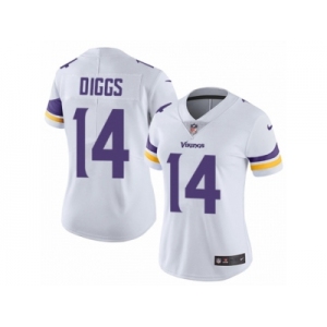 Women's Nike Minnesota Vikings #14 Stefon Diggs Vapor Untouchable Limited White NFL Jersey