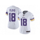 Women's Nike Minnesota Vikings #18 Michael Floyd Vapor Untouchable Limited White NFL Jersey