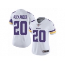 Women's Nike Minnesota Vikings #20 Mackensie Alexander Vapor Untouchable Limited White NFL Jersey