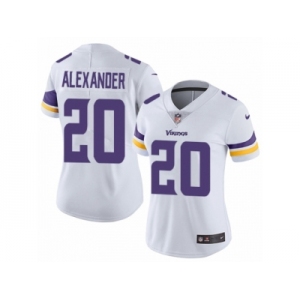 Women's Nike Minnesota Vikings #20 Mackensie Alexander Vapor Untouchable Limited White NFL Jersey