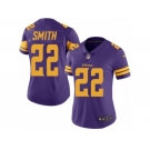 Women's Nike Minnesota Vikings #22 Harrison Smith Limited Purple Rush NFL Jersey