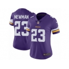 Women's Nike Minnesota Vikings #23 Terence Newman Vapor Untouchable Limited Purple Team Color NFL Jersey