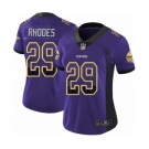 Women's Nike Minnesota Vikings #29 Xavier Rhodes Limited Purple Rush Drift Fashion NFL Jersey