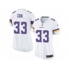 Women's Nike Minnesota Vikings #33 Dalvin Cook Limited White NFL Jersey