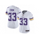 Women's Nike Minnesota Vikings #33 Dalvin Cook Vapor Untouchable Limited White NFL Jersey