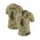 Women's Nike Minnesota Vikings #4 Brett Favre Limited Camo 2018 Salute to Service NFL Jersey