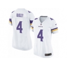 Women's Nike Minnesota Vikings #4 Ryan Quigley Limited White NFL Jersey