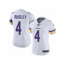 Women's Nike Minnesota Vikings #4 Ryan Quigley Vapor Untouchable Limited White NFL Jersey
