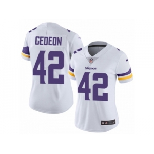 Women's Nike Minnesota Vikings #42 Ben Gedeon Vapor Untouchable Limited White NFL Jersey