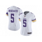 Women's Nike Minnesota Vikings #5 Teddy Bridgewater Vapor Untouchable Limited White NFL Jersey