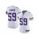 Women's Nike Minnesota Vikings #59 Emmanuel Lamur Vapor Untouchable Limited White NFL Jersey