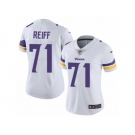 Women's Nike Minnesota Vikings #71 Riley Reiff Vapor Untouchable Limited White NFL Jersey