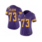 Women's Nike Minnesota Vikings #73 Sharrif Floyd Limited Purple Rush NFL Jersey