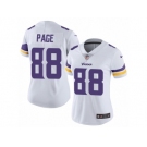 Women's Nike Minnesota Vikings #88 Alan Page Vapor Untouchable Limited White NFL Jersey