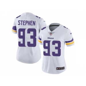 Women's Nike Minnesota Vikings #93 Shamar Stephen Vapor Untouchable Limited White NFL Jersey